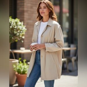 Emanuel Ungaro Light Tan Trench Coat